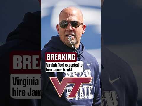 Virginia Tech is expected to hire James Franklin #collegefootball #virginiatech #shorts