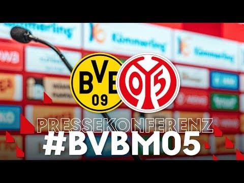 Die PK vor dem Spiel in Dortmund | #BVBM05 | #05ertv | Saison 2025/26
