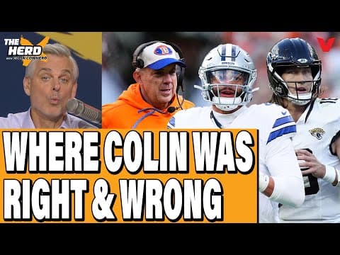 What Colin Cowherd got RIGHT & WRONG: Broncos, Cowboys, Miami, Jaguars | THE HERD NFL