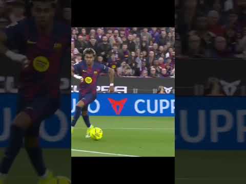 All of Lamine Yamal’s goals for his hat trick for Barcelona 🎩 👀