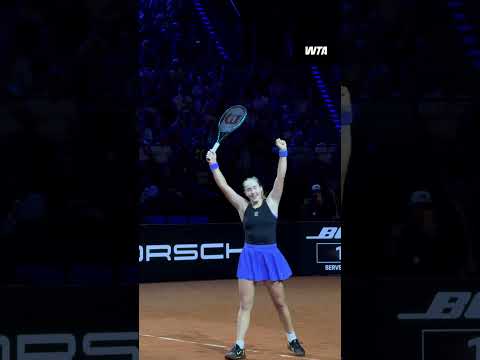 All Smiles for the Semifinalist! 🤩 #WTA