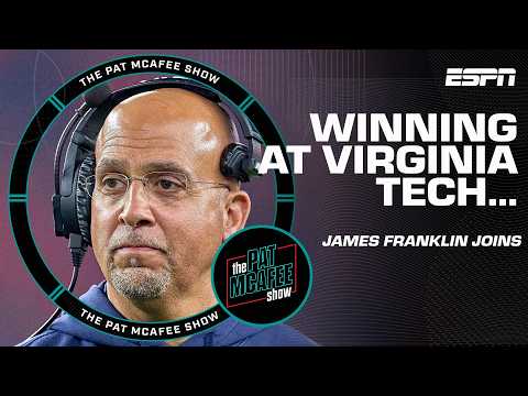 James Franklin speaks on how he'll build a WINNING CULTURE at Virginia Tech 🏆  | The Pat McAfee Show