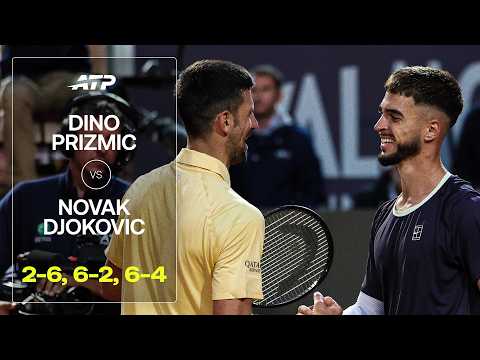 Novak Djokovic vs Dino Prizmic Highlights | Rome 2026 Round 2