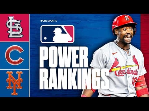 MLB Power Rankings: Cardinals are the biggest riser, Mets lose 11 straight to tumble