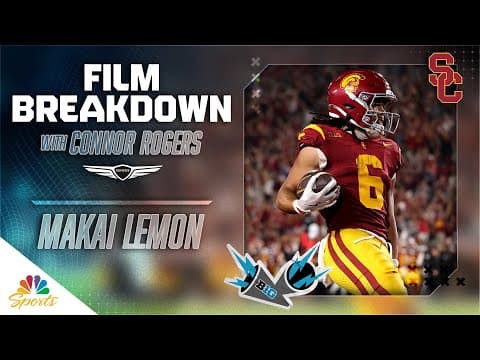 How USC WR Makai Lemon has been a 'superstar playmaker' | Big Ten Film Breakdown | NBC Sports