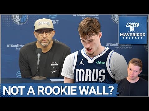 Jason Kidd ADMITS Cooper Flagg is Hitting a Rookie Wall | Anthony Davis on Flagg's Development