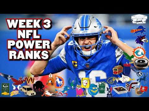 Very HONEST NFL Power Rankings Week 3