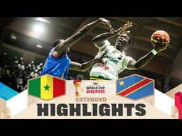 Senegal 🇸🇳 v Congo DR 🇨🇩 | Extended Highlights | FIBA Basketball World Cup 2027 African Qualif.