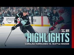 Carolina Hurricanes vs. Seattle Kraken | 3/2 Game Highlights