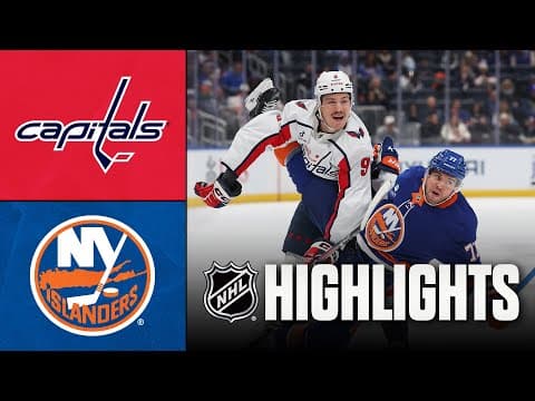 Capitals vs. Islanders | NHL Highlights | November 30, 2025