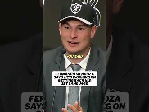 Getting his Spanish back is on Fernando Mendoza’s to do list💪