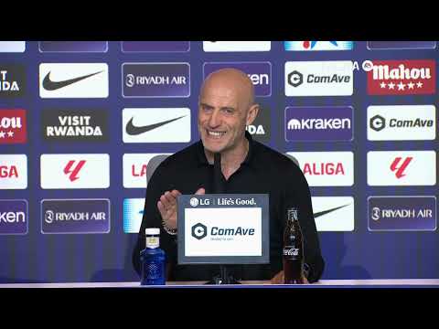 Rueda de prensa de Julián Calero tras el encuentro Atlético de Madrid-Levante UD
