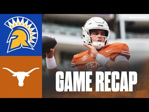No. 7 Texas takes down San Jose State | Did Arch Manning perform well? | Game Recap