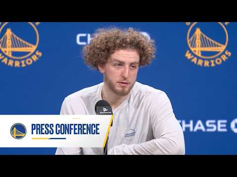 Brandin Podziemski Recaps Warriors Clutch Win over Nuggets | Feb. 22, 2026
