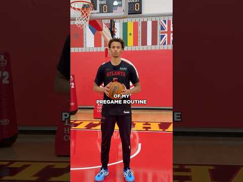 Dyson's most important pregame routine 🪸 #hawks #nba