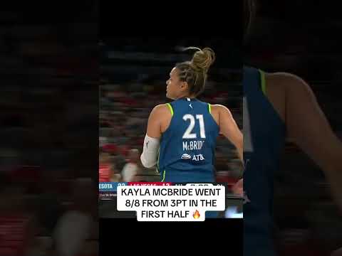 Kayla McBride did NOT miss in the first half 😤