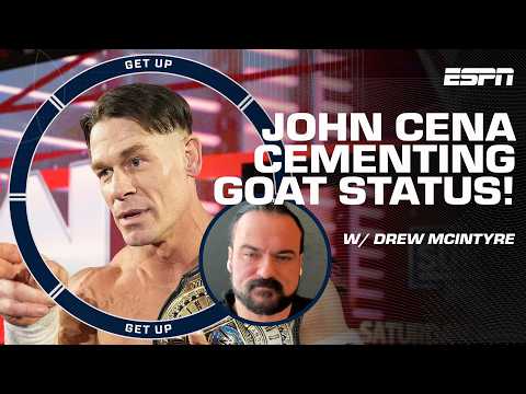 Drew McIntrye says John Cena 'might just be the GOAT!' 🐐 Survivor Series: WarGames PREVIEW | Get Up