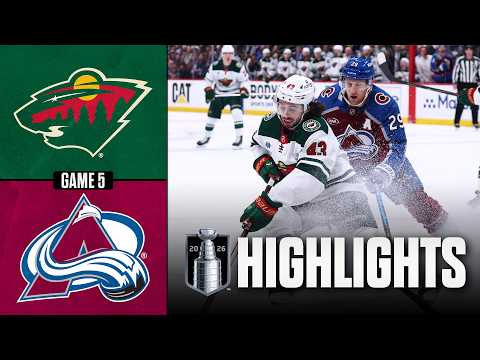 Wild vs. Avalanche | NHL Playoff Highlights | Game 5 | May 13, 2026