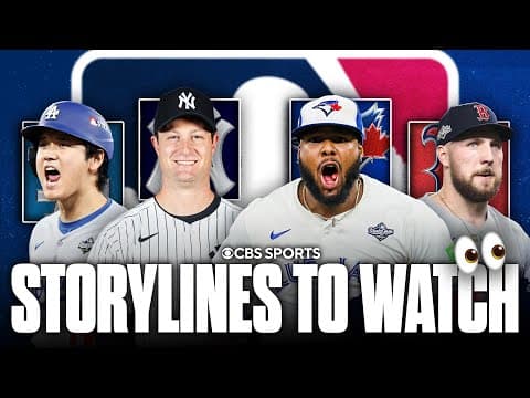 2026 MLB Biggest Storylines: Can the Dodgers THREE-PEAT? | Who is the favorite to win the AL East? 🤔