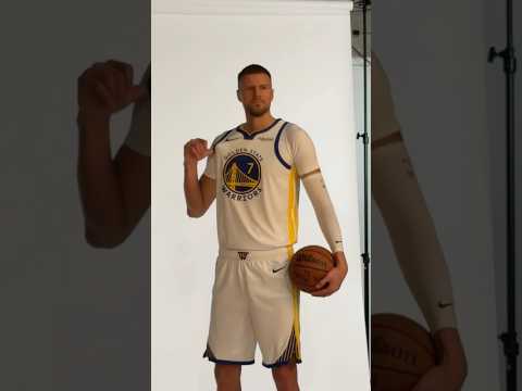 Kristaps Porzingis First Time in Warriors Threads! | #shorts