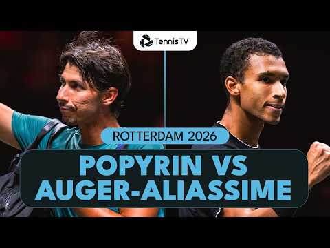 Alexei Popyrin vs Felix Auger-Aliassime | Rotterdam 2026 Highlights