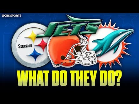 What do these NFL teams need to do at QB next season? 🤔 | Jets, Dolphins, Steelers, Browns