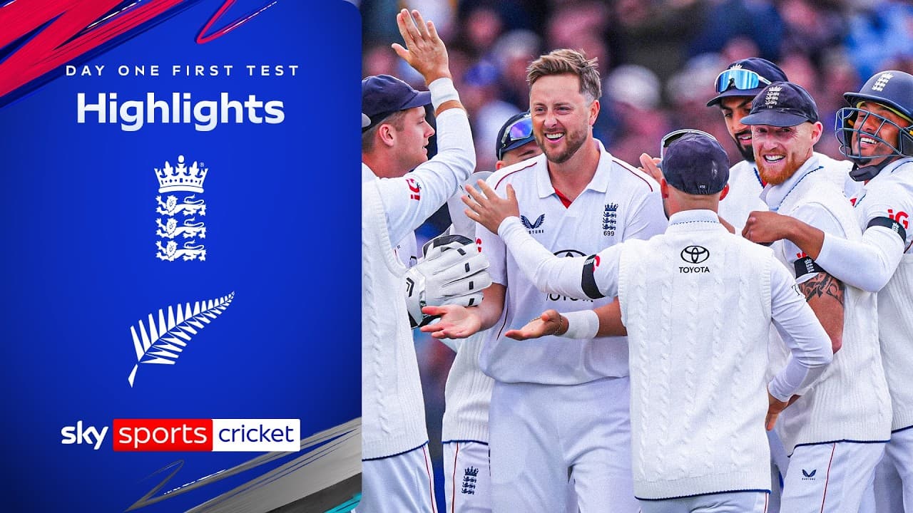 16 wickets fall on CHAOTIC day at Lord's | England vs New Zealand | Day one first Test Highlights