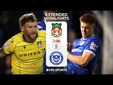 Wrexham vs. Portsmouth: Extended Highlights | EFL Championship | CBS Sports Golazo
