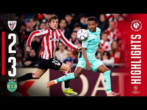 RESUMEN | Athletic Club 2-3 Sporting CP | J8 Champions League