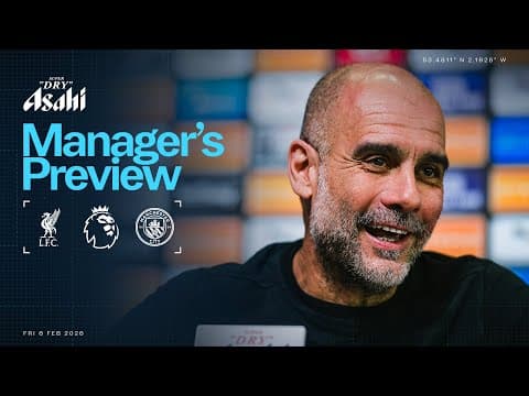 MANAGERS PREVIEW: Pep gives update on Bernardo, Dias and Stones | Liverpool v Man City
