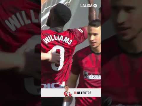 😍 Este golazo para vosotr@s, athleticzales. ✍️ Iñaki Williams.