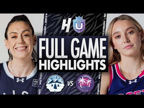 Breeze vs Mist - FULL GAME Highlights | January 19, Unrivaled 2026