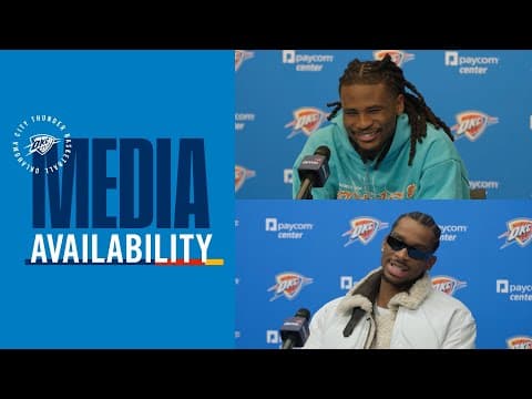 Shai Gilgeous-Alexander and Cason Wallace on second half push | Post Game Media | December 29, 2025