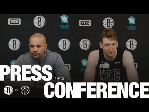 Jordi Fernández and Danny Wolf Discuss win vs. Wizards