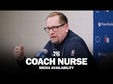 Philadelphia 76ers Postgame Media Availability 🎙️ | Coach Nurse | 12.02.25