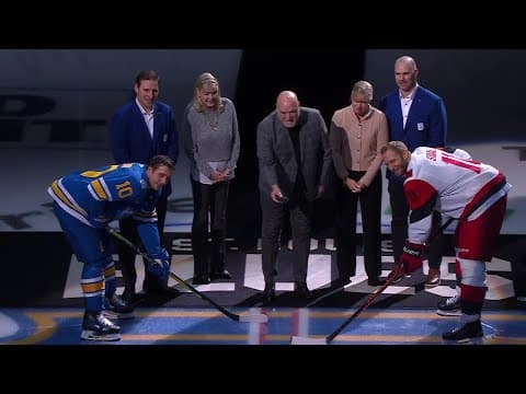 Blues Hall of Famers drop the puck