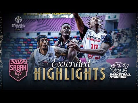BC Sabah v ERA Nymburk | Full Game Highlights | #BasketballCL 2025-26