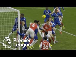 William Saliba gives Arsenal 1-0 lead against Chelsea | Premier League | NBC Sports
