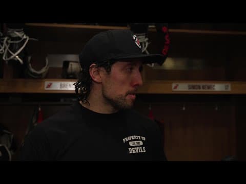 Dillon, Dadonov, Glass & Keefe speak after Devils practice Friday