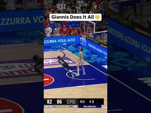 The Greek Freak sealed the game on both ends of the floor 🇬🇷 #EuroBasket