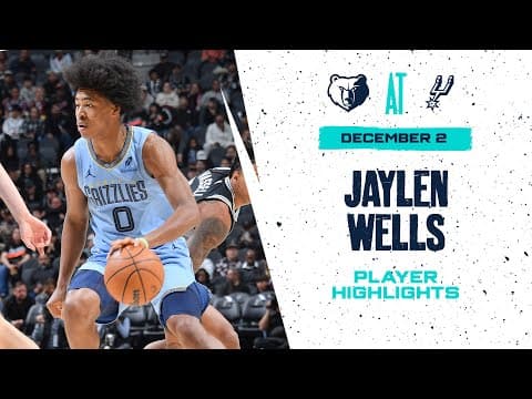Jaylen Wells Highlights vs  San Antonio Spurs