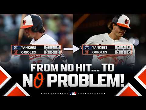Orioles BREAK UP the no-hitter and then TAKE THE LEAD in the 7th! 😱🔥 (Ft. Rutschman, Mayo!)