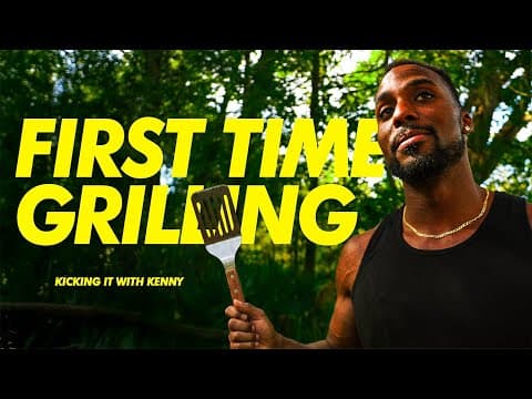 My FIRST Time Grilling! Spring Day Hangout with Friends | KICKING IT WITH KENNY