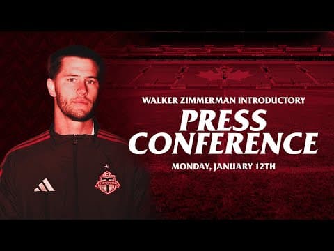 Walker Zimmerman Introductory Press Conference | January 12, 2026