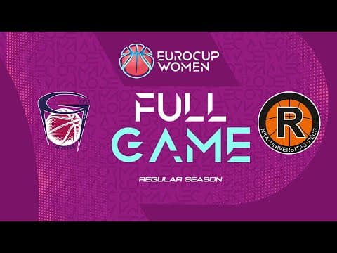 LIVE - Lointek Gernika Bizkaia v NKA Universitas Pecs | EuroCup Women 2025-26 | Regular Season