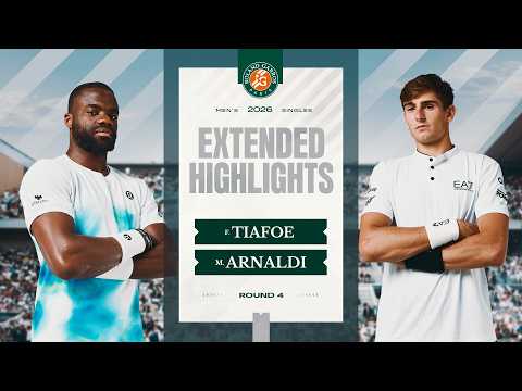 Frances Tiafoe vs Matteo Arnaldi | Round 4 Extended Highlights | Roland-Garros 2026