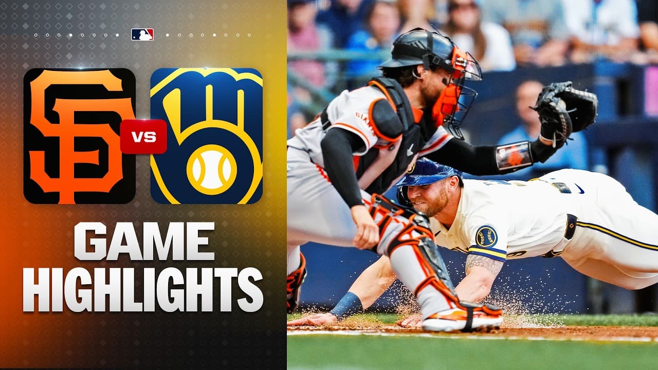 Giants vs. Brewers Game Highlights (6/1/26) | MLB Highlights