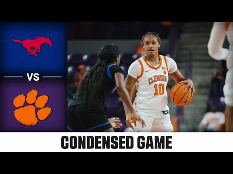 SMU vs. Clemson Condensed Game | 2025-26 ACC Women's Basketball