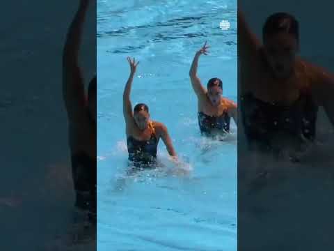 Unforgettable Artistic Swimming Duet at World Championships | Gemma & Andrea