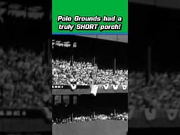 LF foul pole was only 277 ft. away!